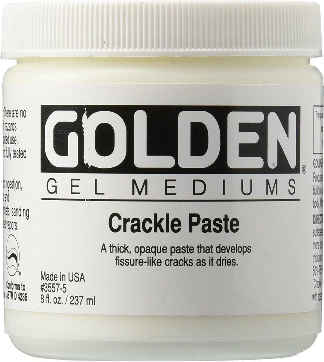   | Gel Mediums | Crackle Paste | Pot á 237ml